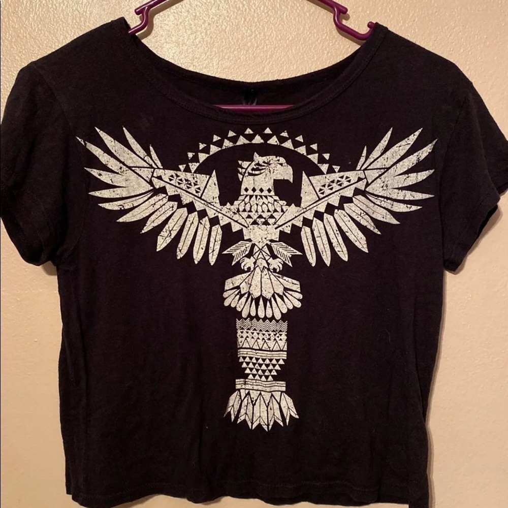 Black crop top